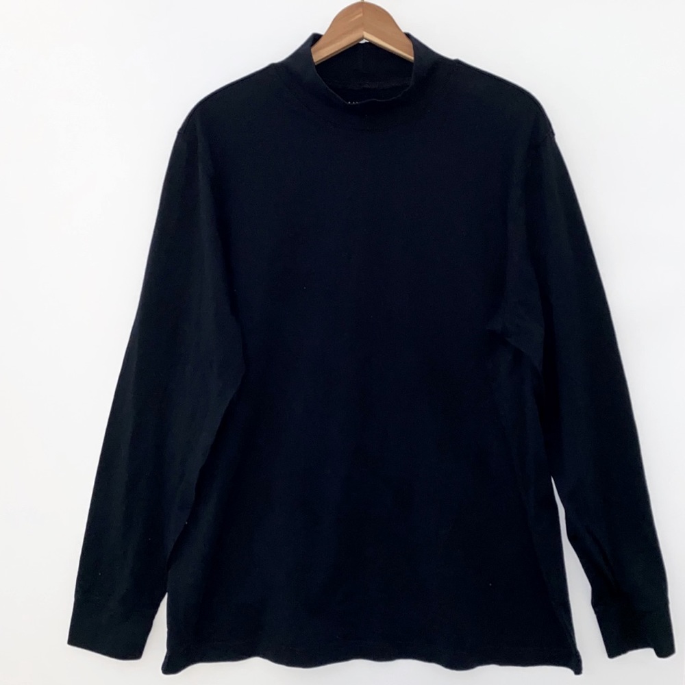 Land’s End Super-T Long Sleeve Turtleneck - Blue